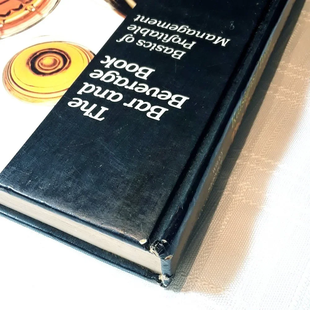 💜 The Bar & Beverage Hardback Book Basics of Profitable Management Vintage Book